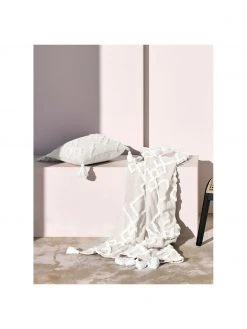 Westwing Collection Housse de coussin à ornements tuftés Tikki, larg. 40 x long. 40 cm -Jardin Soldes Boutique Housse de coussin a ornements tuftes Tikki 4