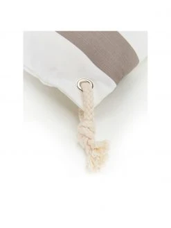 Magma Housse de coussin d'ext&eacute;rieur &agrave; rayures Santorin, larg. 40 x long. 40 cm -Jardin Soldes Boutique Housse de coussin dexterieur a rayures Santorin 3