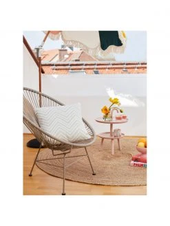 Magma Housse de coussin d'ext&eacute;rieur imprim&eacute; zigzag Lobos, larg. 50 x long. 50 cm -Jardin Soldes Boutique Housse de coussin dexterieur imprime zigzag Lobos 12