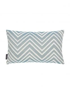 Magma Housse de coussin d'extérieur imprimé zigzag Lobos, larg. 30 x long. 50 cm