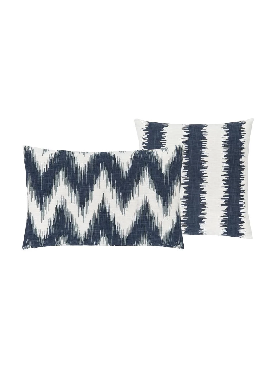 Westwing Collection Housse de coussin ethnique coton pur bleu foncé Hasan, 2 élém., larg. 30 x long. 50 cm, larg. 40 x long. 40 cm 3 Westwing Collection Housse de coussin ethnique coton pur bleu foncé Hasan, 2 élém., larg. 30 x long. 50 cm, larg. 40 x long. 40 cm