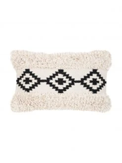 Westwing Collection Housse de coussin rectangulaire bohème Taima, larg. 30 x long. 50 cm