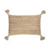 Westwing Collection Housse de coussin rectangulaire en jute Jerome, larg. 30 x long. 50 cm