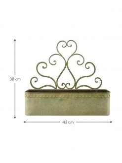 Jardinière murale XL Clarissa, larg. 43 x haut. 38 cm -Jardin Soldes Boutique Jardiniere murale XL Clarissa 2