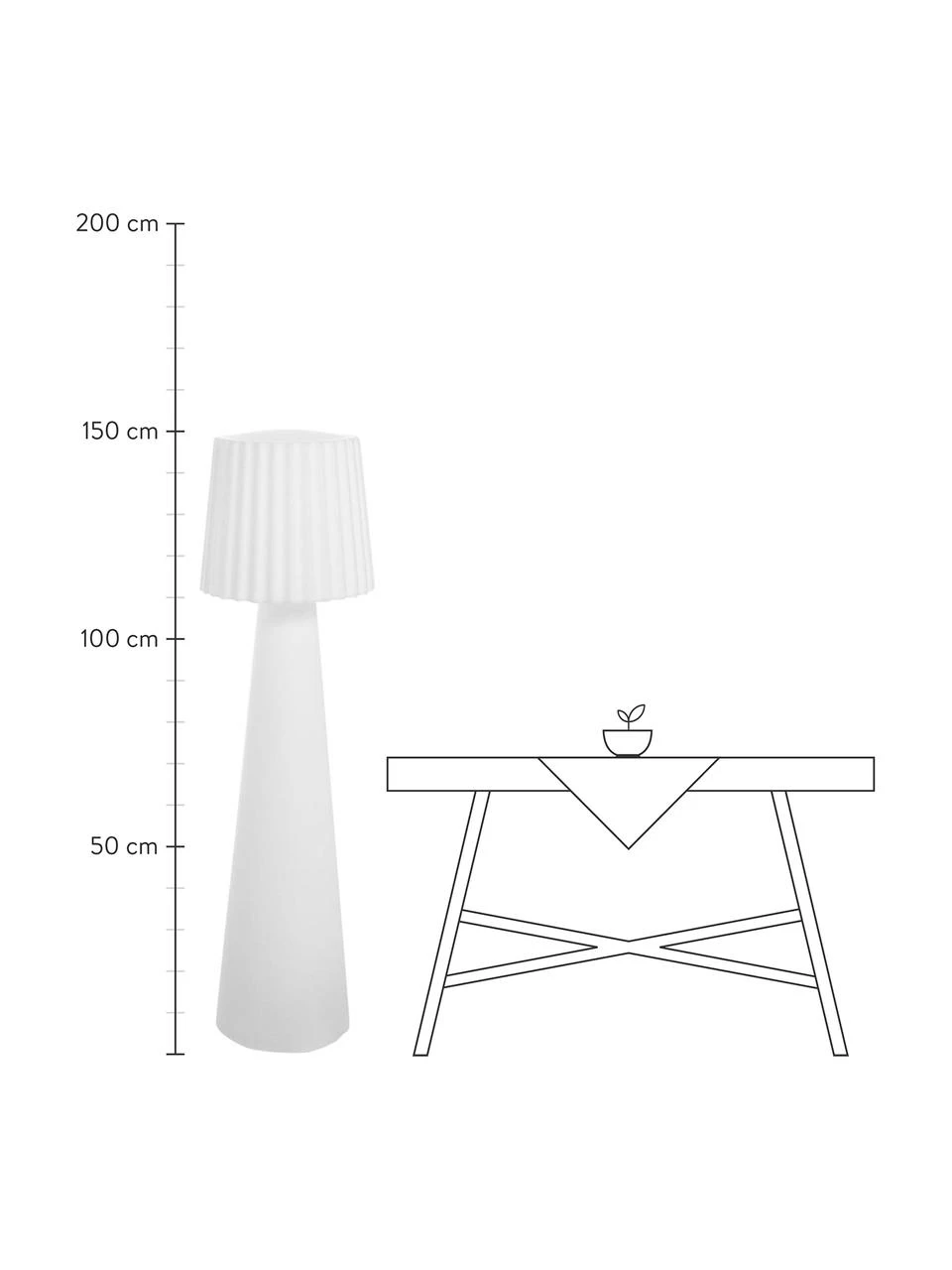 Lampadaire d'extérieur avec prise secteur Lady, Ø 38 x haut. 150 cm 5 Lampadaire d'extérieur avec prise secteur Lady, Ø 38 x haut. 150 cm – Image 3