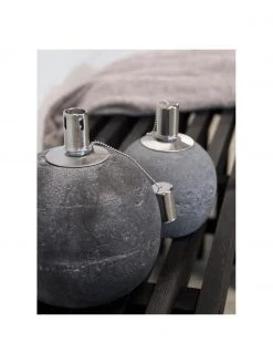 Lampe à huile en béton Raw, Ø 18 x haut. 21 cm -Jardin Soldes Boutique Lampe a huile en beton Raw 5