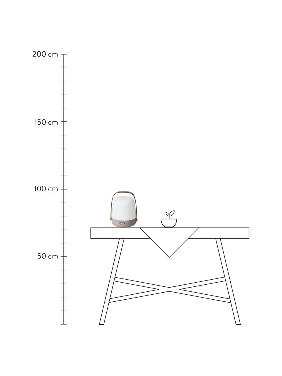 Lampe à poser d'extérieur mobile à intensité variable Lite-up, Ø 20 x haut. 26 cm 4 Lampe à poser d'extérieur mobile à intensité variable Lite-up, Ø 20 x haut. 26 cm – Image 2