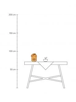 Lampe - bougie solaire LED bambou Korab, Ø 23 x haut. 29 cm -Jardin Soldes Boutique Lampe bougie solaire LED bambou Korab 2