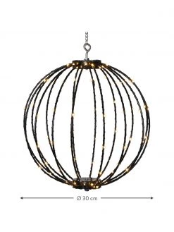 Lampe boule LED ext&eacute;rieur, avec prise Mounty, Ø 30 cm -Jardin Soldes Boutique Lampe boule LED exterieur avec prise Mounty 2