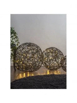 Lampe boule LED extérieur avec prise Trassel, Ø 50 x haut. 50 cm -Jardin Soldes Boutique Lampe boule LED exterieur avec prise Trassel 5