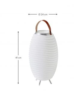 Lampe de jardin mobile avec haut-parleur et refroidisseur de bouteille Synergy S, Ø 24 x haut. 41 cm -Jardin Soldes Boutique Lampe de jardin mobile avec haut parleur et refroidisseur de bouteille Synergy S 2