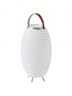 Lampe de jardin mobile avec haut-parleur et refroidisseur de bouteille Synergy S, Ø 24 x haut. 41 cm