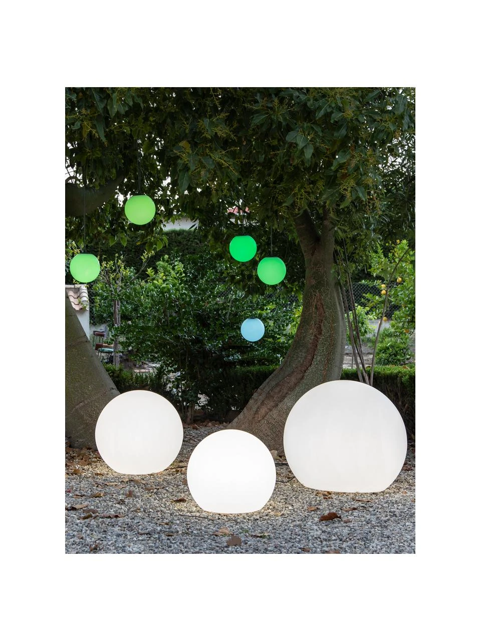 Lampe de jardin solaire Buly, Ø 50 x haut. 44 cm 4 Lampe de jardin solaire Buly, Ø 50 x haut. 44 cm – Image 2
