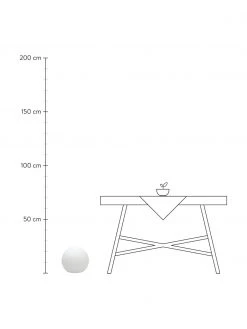 Lampe de jardin solaire Buly, Ø 30 x haut. 27 cm -Jardin Soldes Boutique Lampe de jardin solaire Buly 7