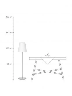 Lampe de jardin solaire &agrave; intensit&eacute; variable avec t&eacute;l&eacute;commande Lola, Ø 28 x haut. 119 cmDisponibilité limitée -Jardin Soldes Boutique Lampe de jardin solaire a intensite variable avec telecommande Lola 4
