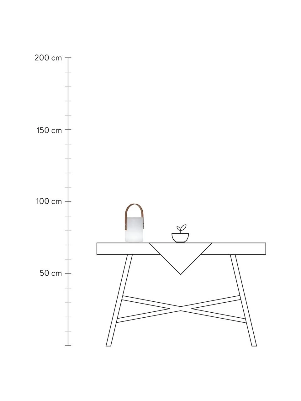 Lampe d'extérieur LED mobile Lucie, alimenté par batterie, larg. 19 x haut. 34 cm 5 Lampe d'extérieur LED mobile Lucie, alimenté par batterie, larg. 19 x haut. 34 cm – Image 3