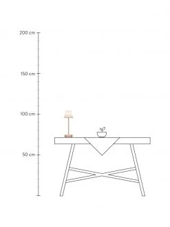 Lampe d'ext&eacute;rieur LED mobile &agrave; intensit&eacute; variable et fonction tactile Lola, Ø 11 x haut. 32 cm -Jardin Soldes Boutique Lampe dexterieur LED mobile a intensite variable et fonction tactile Lola 2