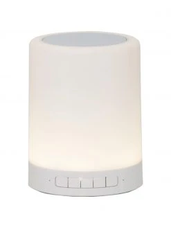 Lampe d'extérieur LED mobile avec enceinte Loli, Ø 9 x haut. 13 cm