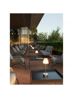 Lampe d'ext&eacute;rieur LED mobile intensit&eacute; variable Lola, Ø 11 x haut. 32 cm -Jardin Soldes Boutique Lampe dexterieur LED mobile intensite variable Lola 3