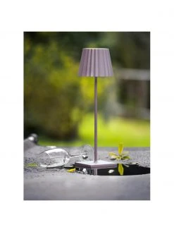 Sompex Lampe d'ext&eacute;rieur mobile rose, intensit&eacute; variable Trellia, Ø 12 x haut. 38 cm -Jardin Soldes Boutique Lampe dexterieur mobile rose intensite variable Trellia 4
