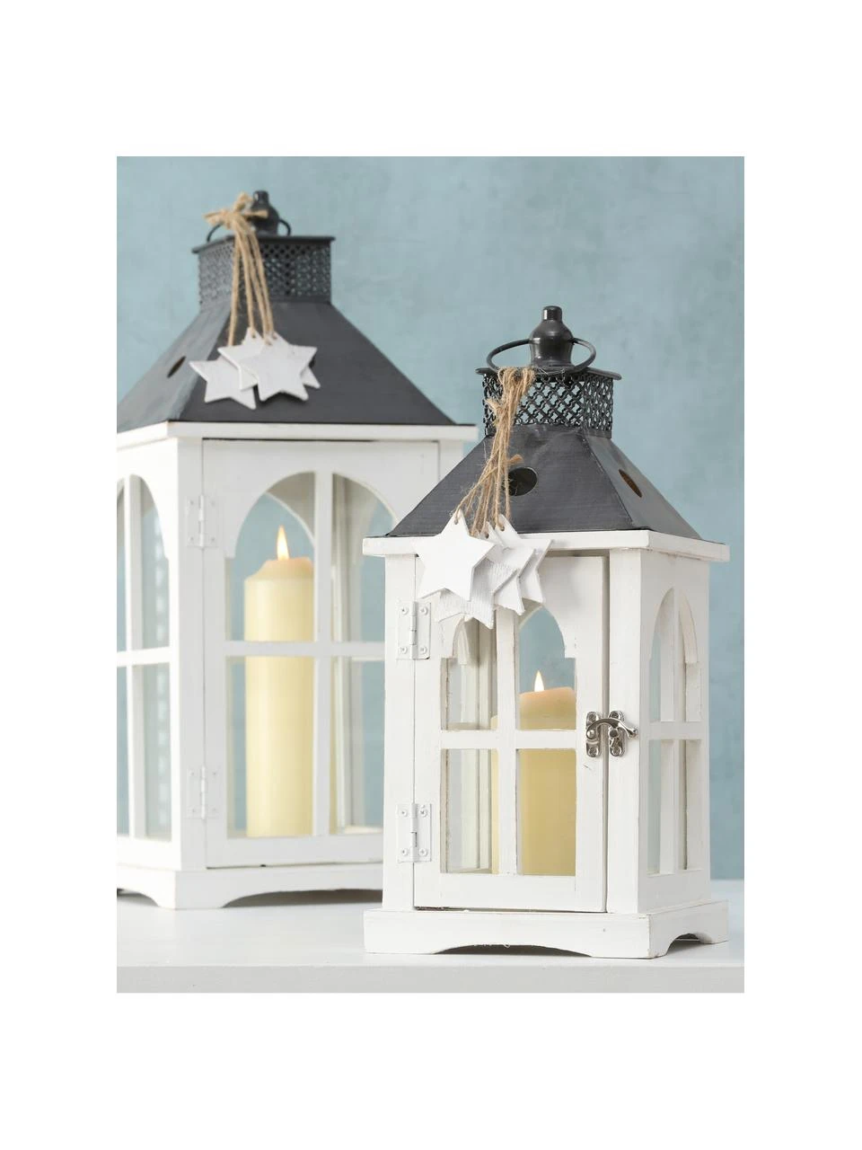 Lanterne Noël Natale, 2 élém., Lot de différentes tailles 3 Lanterne Noël Natale, 2 élém., Lot de différentes tailles – Image 2