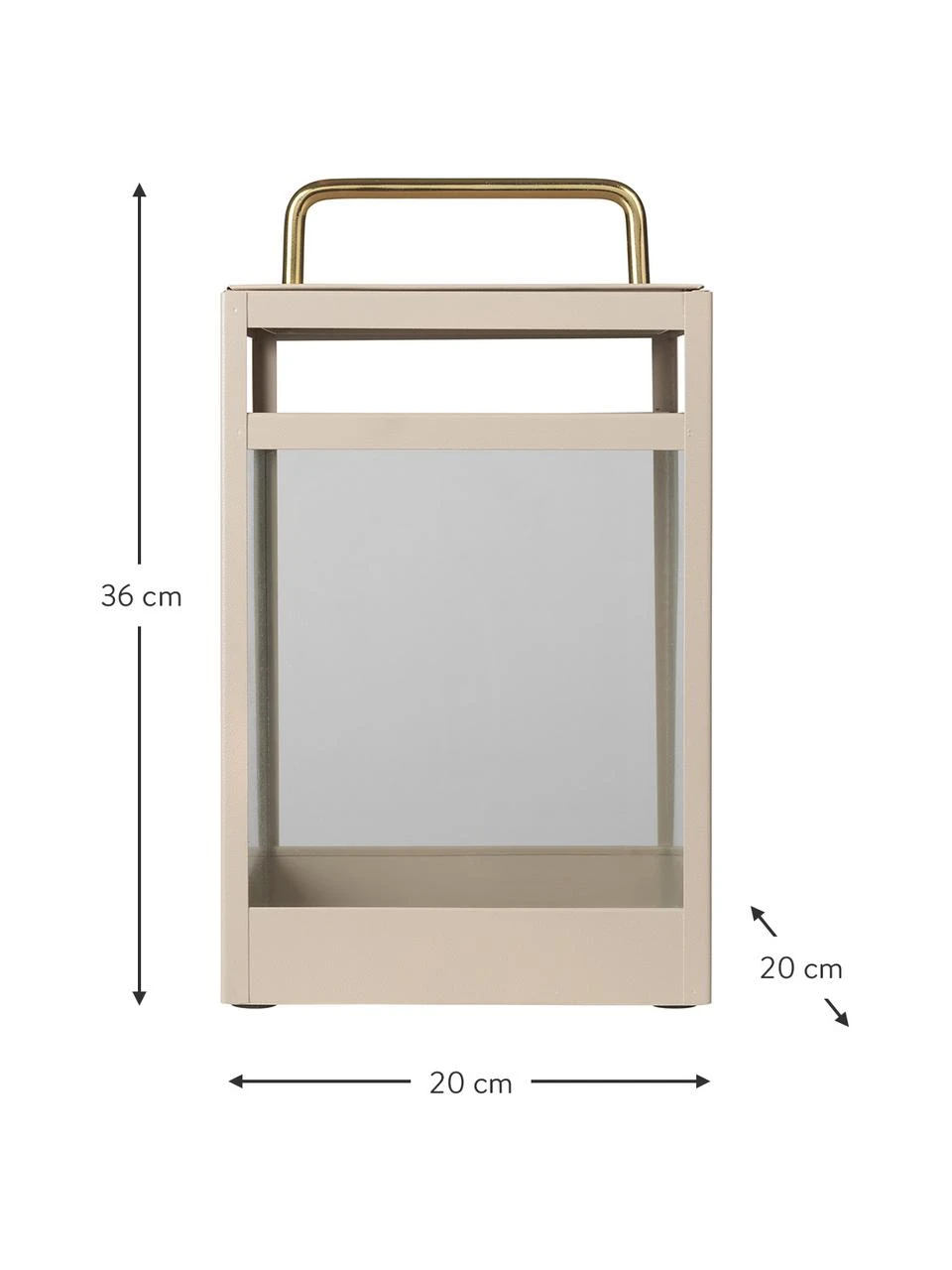 Cozy Living Lanterne beige Pure Nordic, larg. 20 x haut. 36 cmSeulement 1 produit disponible 5 Cozy Living Lanterne beige Pure Nordic, larg. 20 x haut. 36 cmSeulement 1 produit disponible – Image 3