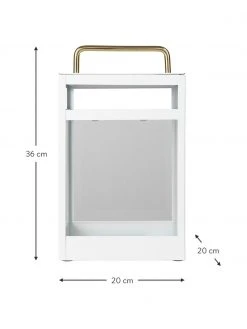 Cozy Living Lanterne blanche Pure Nordic, larg. 20 x haut. 36 cmDisponibilité limitée -Jardin Soldes Boutique Lanterne blanche Pure Nordic 2