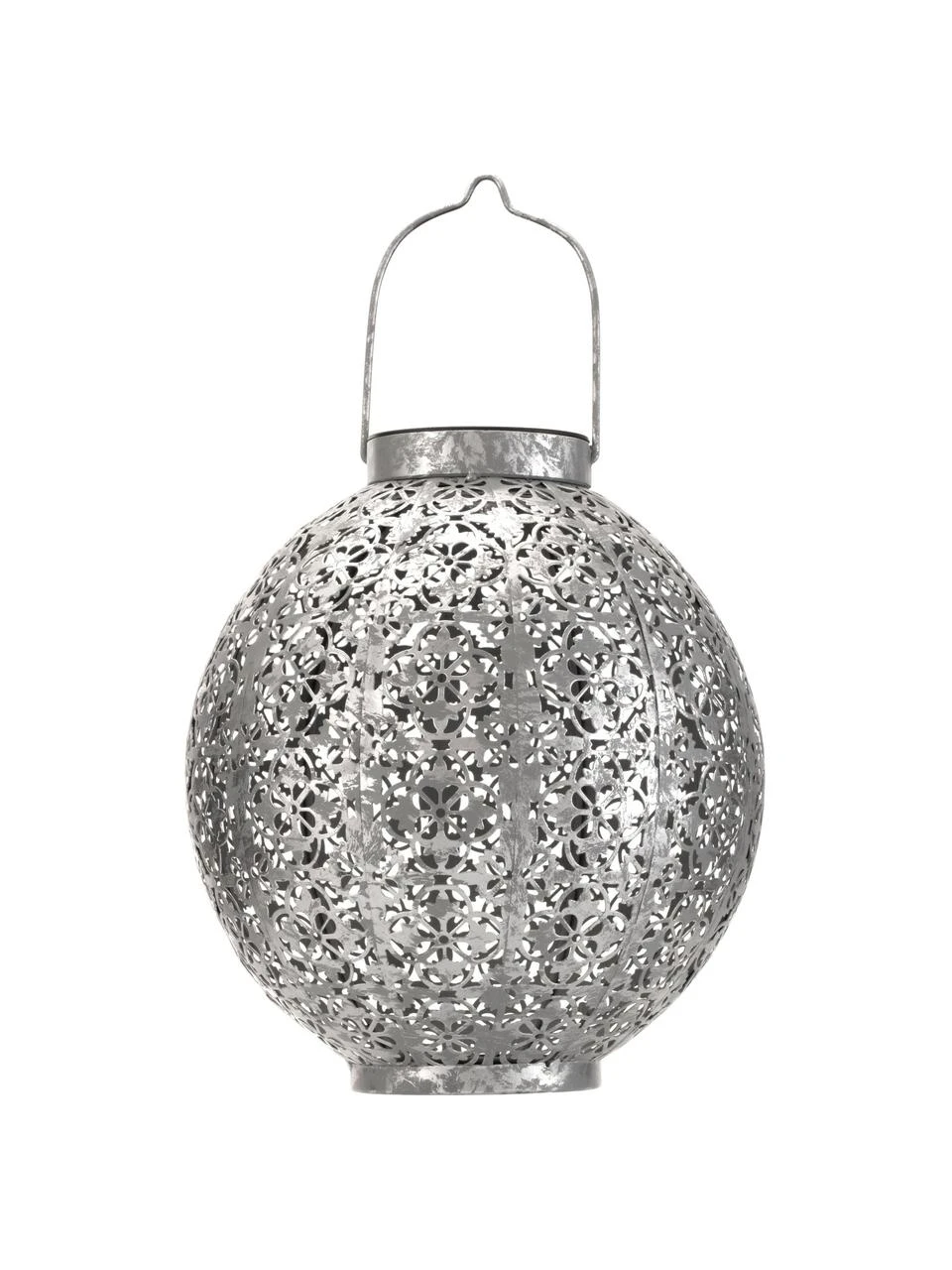 Lanterne d'extérieur solaire orientale à suspendre ou à poser Aura, Ø 21 x haut. 25 cm 3 Lanterne d'extérieur solaire orientale à suspendre ou à poser Aura, Ø 21 x haut. 25 cm