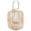 Bizzotto Lanterne en bambou Merille, Ø 34 x haut. 43 cm -Jardin Soldes Boutique Lanterne en bambou Merille