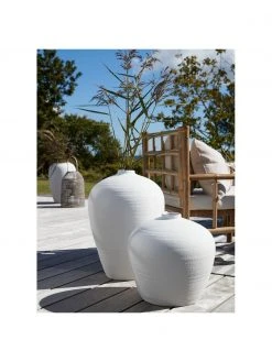 Lene Bjerre Lanterne en rotin et verre faite main Hazel, Ø 30 x haut. 45 cm -Jardin Soldes Boutique Lanterne en rotin et verre faite main Hazel 10