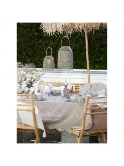 Lene Bjerre Lanterne en rotin et verre faite main Hazel, Ø 30 x haut. 45 cm -Jardin Soldes Boutique Lanterne en rotin et verre faite main Hazel 7