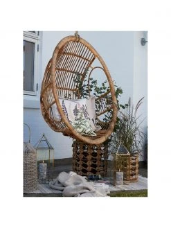 Lene Bjerre Lanterne en rotin et verre faite main Hazel, Ø 30 x haut. 45 cm -Jardin Soldes Boutique Lanterne en rotin et verre faite main Hazel 9