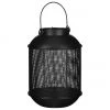 Lanterne noire Borneo, Ø 16 x haut. 23 cm -Jardin Soldes Boutique Lanterne noire Borneo