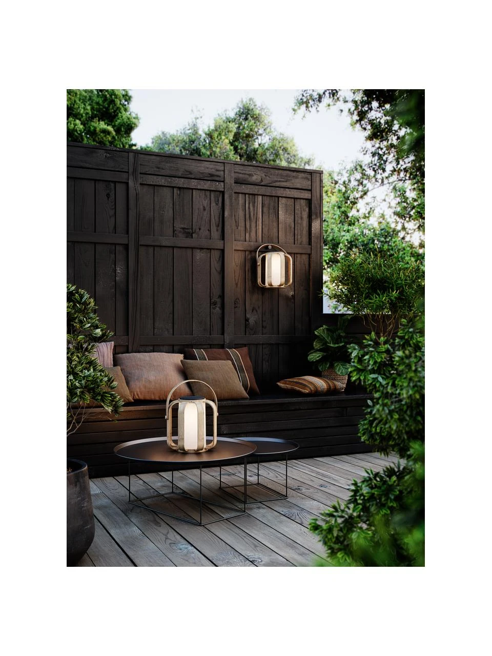 Nordlux Lanterne solaire en bambou Bob To-Go, Ø 32 x haut. 30 cm 4 Nordlux Lanterne solaire en bambou Bob To-Go, Ø 32 x haut. 30 cm – Image 2