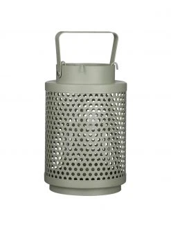 Lanterne vert sauge Barney, Ø 12 x haut. 19 cm