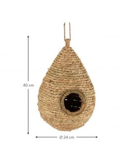 Mangeoire pour oiseaux en rotin Bird, Ø 24 cm x haut. 40 cm -Jardin Soldes Boutique Mangeoire pour oiseaux en rotin Bird 2