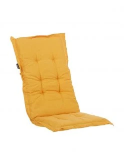 Matelas de chaise jaune Panama, larg. 42 x long. 120 cm