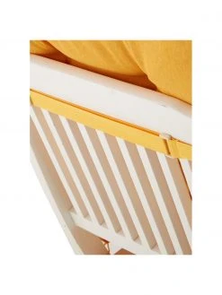 Matelas de chaise jaune Panama, larg. 42 x long. 120 cm -Jardin Soldes Boutique Matelas de chaise jaune Panama 3