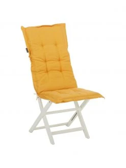 Matelas de chaise jaune Panama, larg. 42 x long. 120 cm -Jardin Soldes Boutique Matelas de chaise jaune Panama 5