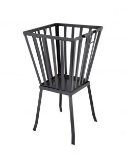 Panier à feu Quare, larg. 33 x haut. 58 cm -Jardin Soldes Boutique Panier a feu Quare 3