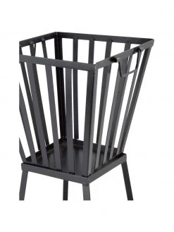 Panier à feu Quare, larg. 33 x haut. 58 cm -Jardin Soldes Boutique Panier a feu Quare 5
