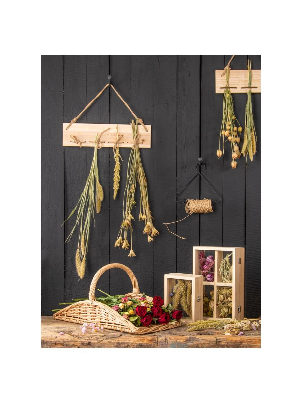 Panier de cueillette de fleurs Larissa, larg. 50 x haut. 22 cm 4 Panier de cueillette de fleurs Larissa, larg. 50 x haut. 22 cm – Image 2