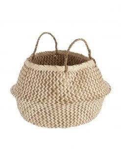 Bloomingville Panier de rangement fait main Meja, Ø 35 - 42 x haut. 34 cm