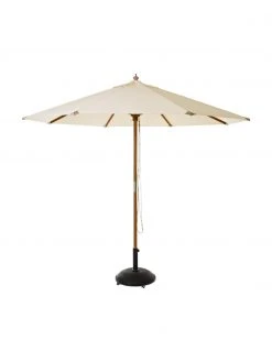 Parasol rond beige Capri, Ø 300 cm, Ø 300 x haut. 265 cm