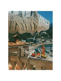 Parasol vintage à franges Retro, Ø 180 x haut. 230 cm -Jardin Soldes Boutique Parasol vintage a franges Retro 22