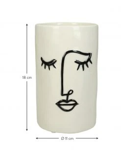 Petit cache-pot Face, Ø 11 x haut. 18 cm -Jardin Soldes Boutique Petit cache pot Face 2