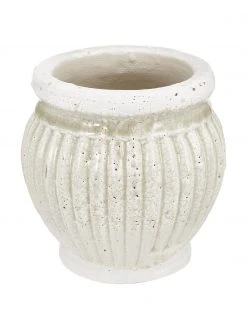 Lene Bjerre Petit cache-pot beige céramique Catinia, Ø 14 x haut. 14 cm -Jardin Soldes Boutique Petit cache pot beige ceramique Catinia 3