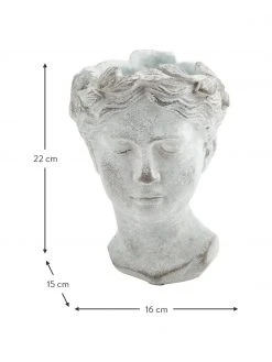 Petit cache-pot béton Pass, larg. 16 x haut. 22 cm -Jardin Soldes Boutique Petit cache pot beton Pass 2