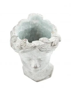 Petit cache-pot béton Pass, larg. 16 x haut. 22 cm -Jardin Soldes Boutique Petit cache pot beton Pass 4