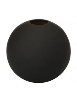 Cooee Design Petit vase boule fait main, noir Ball, Ø 10 x haut. 10 cm